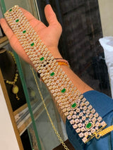 American Diamond Stones Bridal Hip Chain - Nakshatra Jewels