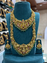 Nakshi Work with Kundan Stones Bridal Combo Set