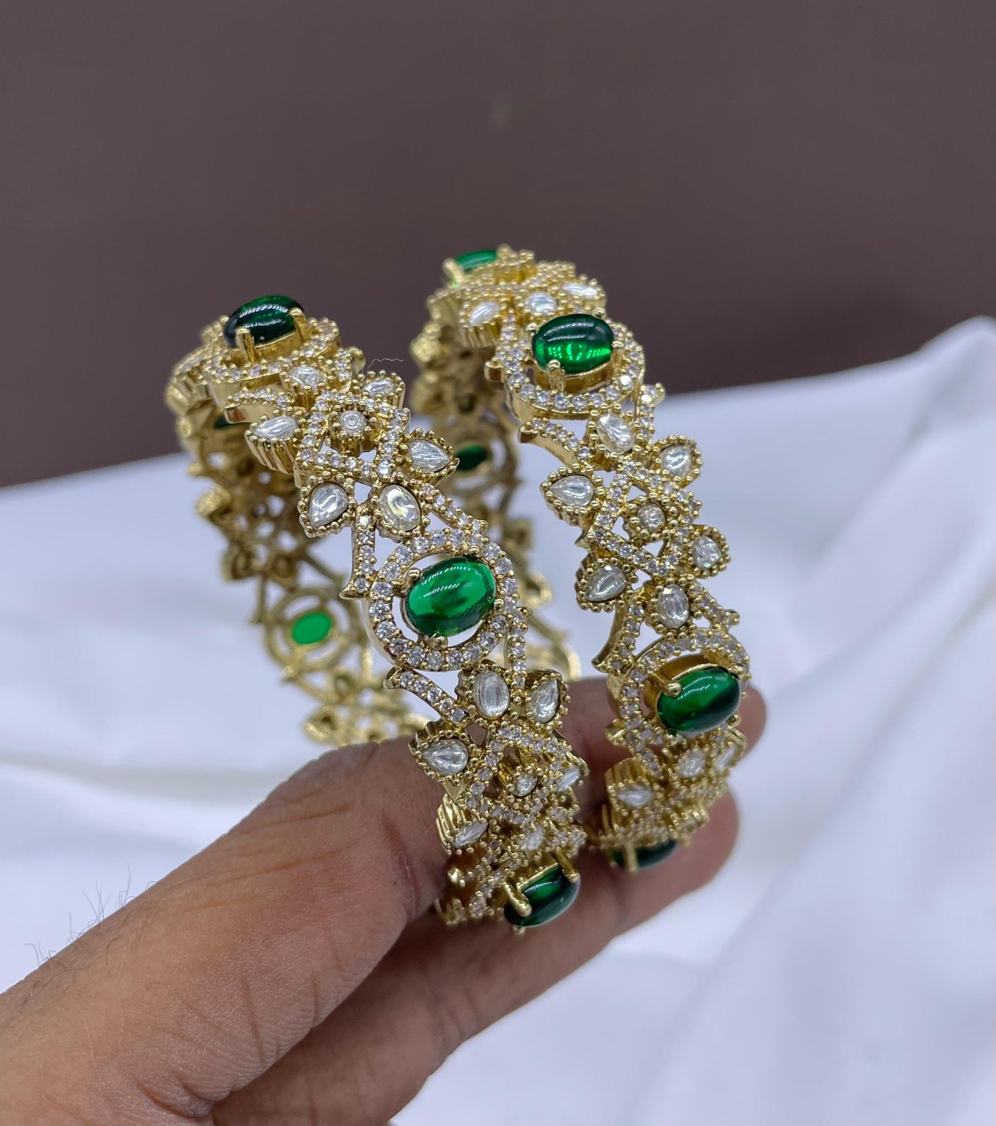 Victorian Polish AD Stone Bangles