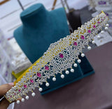 American Diamond Stones Bridal Hip Belt - Nakshatra Jewels