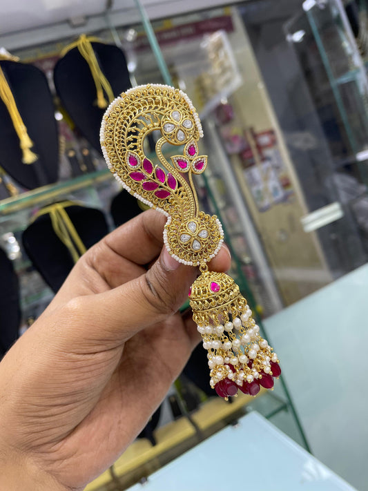 Jaadu Kundan Stones Bridal Earcuffs
