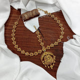 Premium Matt with Kempu Stones Head Set - Nakshatra Jewels