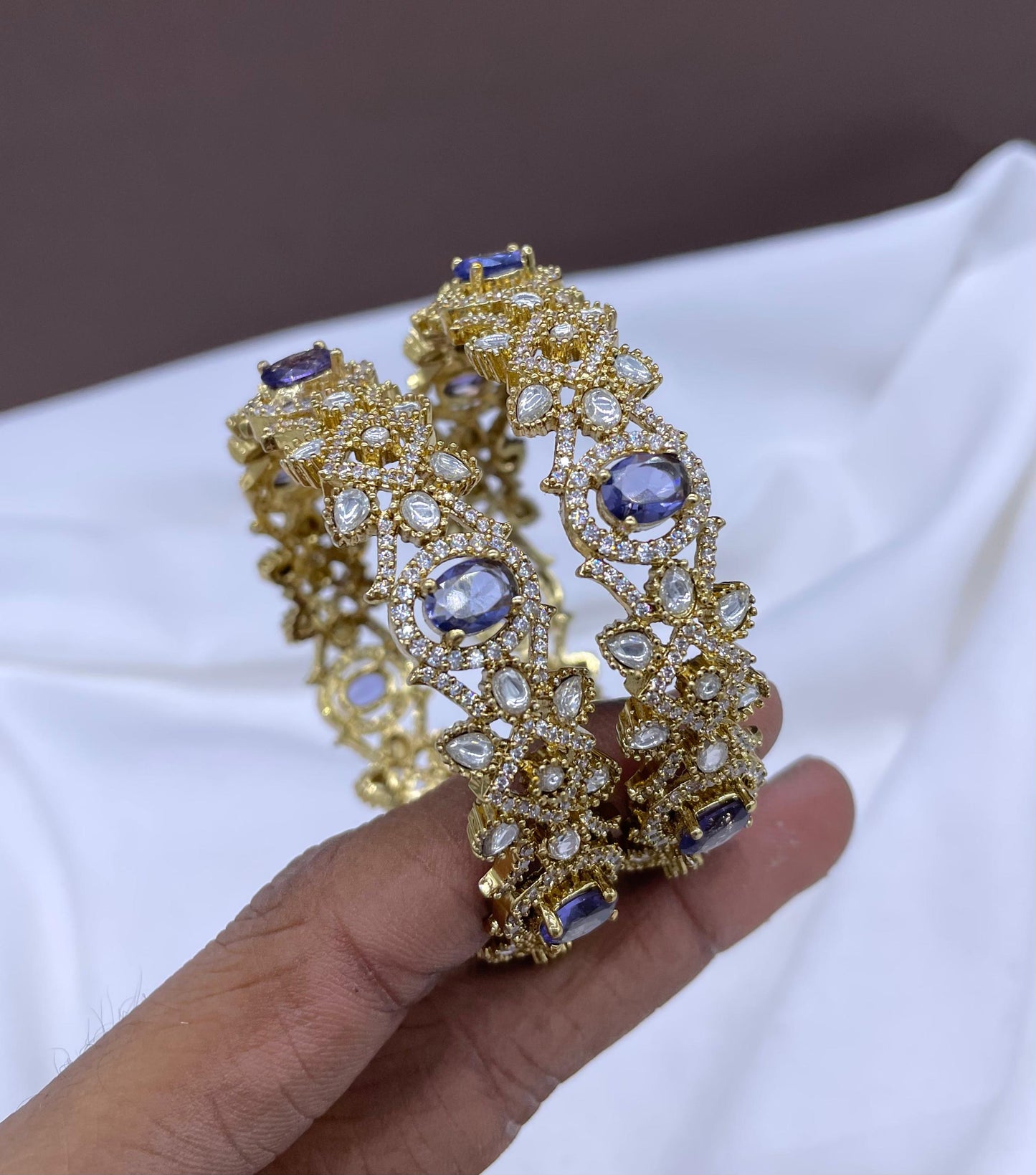 Victorian Polish AD Stone Bangles