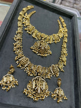 Nakshi work with AD Stones Bridal Combo
