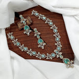 Victorian Polish AD Stones Necklace - Nakshatra Jewels