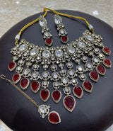 Moissanite Stones Bridal Neck Set