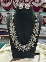 Victorian Polish with AD Stones Bridal Haram