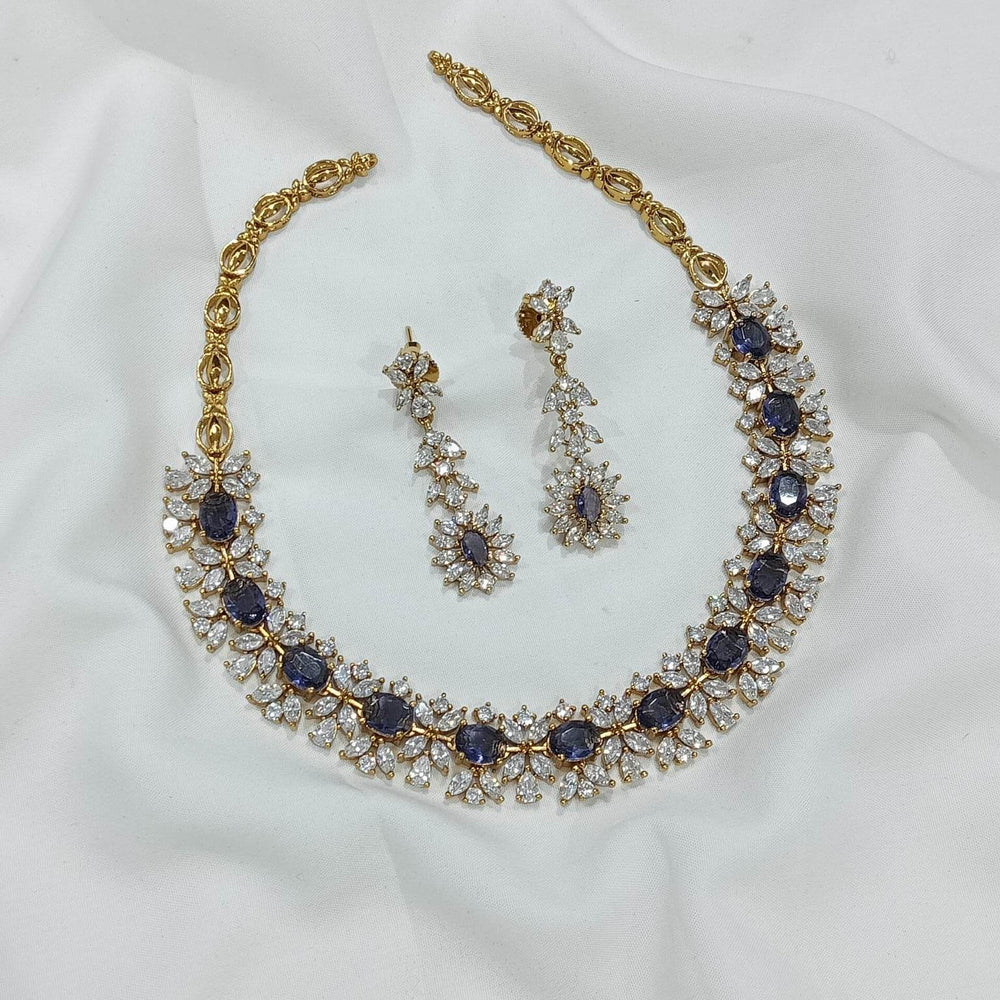 AD Stones Necklace - Nakshatra Jewels