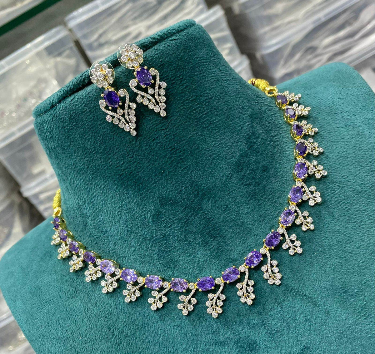 AD Stones Necklace