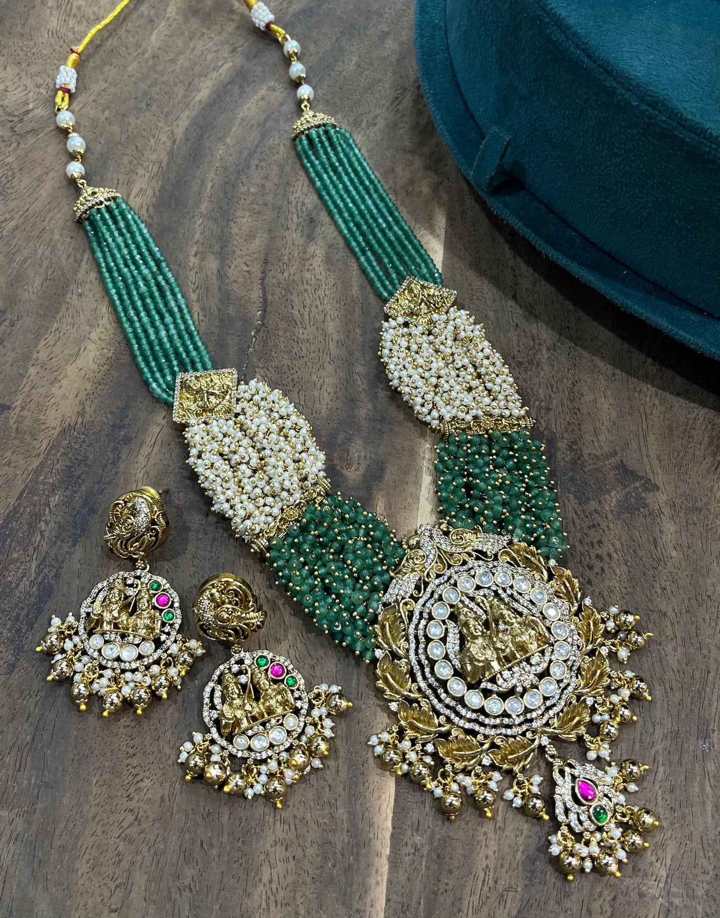 Nakshi Work with Kundan Stones Bridal Beads Haram