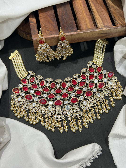 Moissanite Stones Bridal Neckset