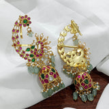 Jaadu Kundan Stones Bridal Earrings - Nakshatra Jewels