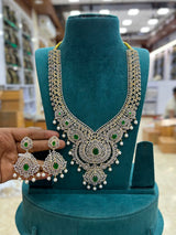 American Diamond Stones Bridal Haram