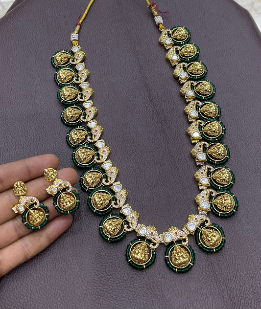 Nakshi Work with AD Stones Haram