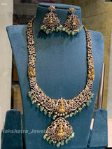Victorian Polish AD & Nagasi work with Bridal Haram - Nakshatra Jewels