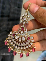 Moissanite Stones Tikka - Nakshatra Jewels