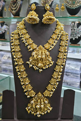 Nakshi Work with AD Stones Bridal Combo Set