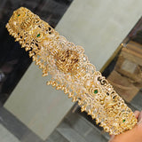 Victorian Polish AD Stones Bridal Hip Belt - Nakshatra Jewels