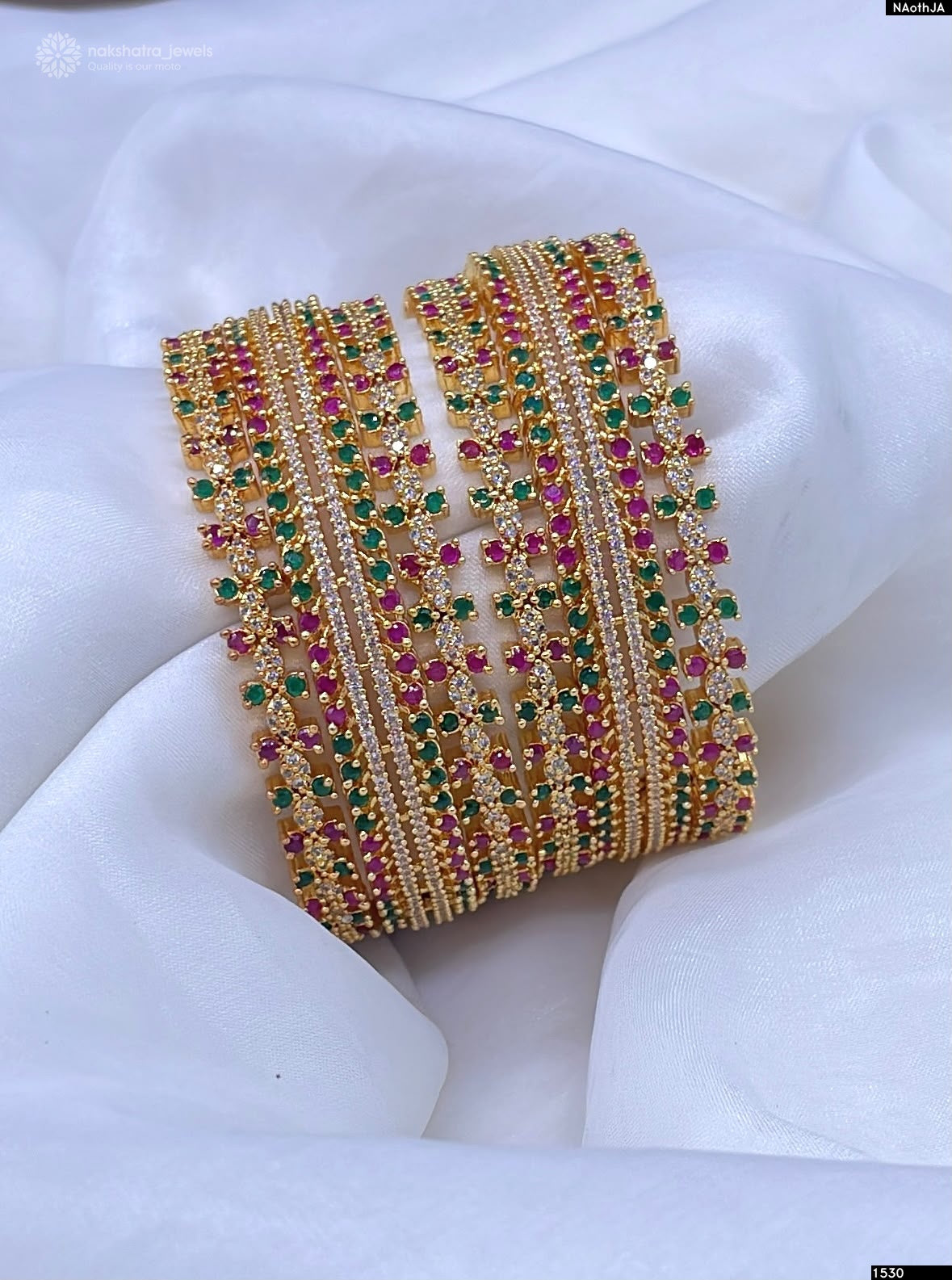 AD Stone Bangles