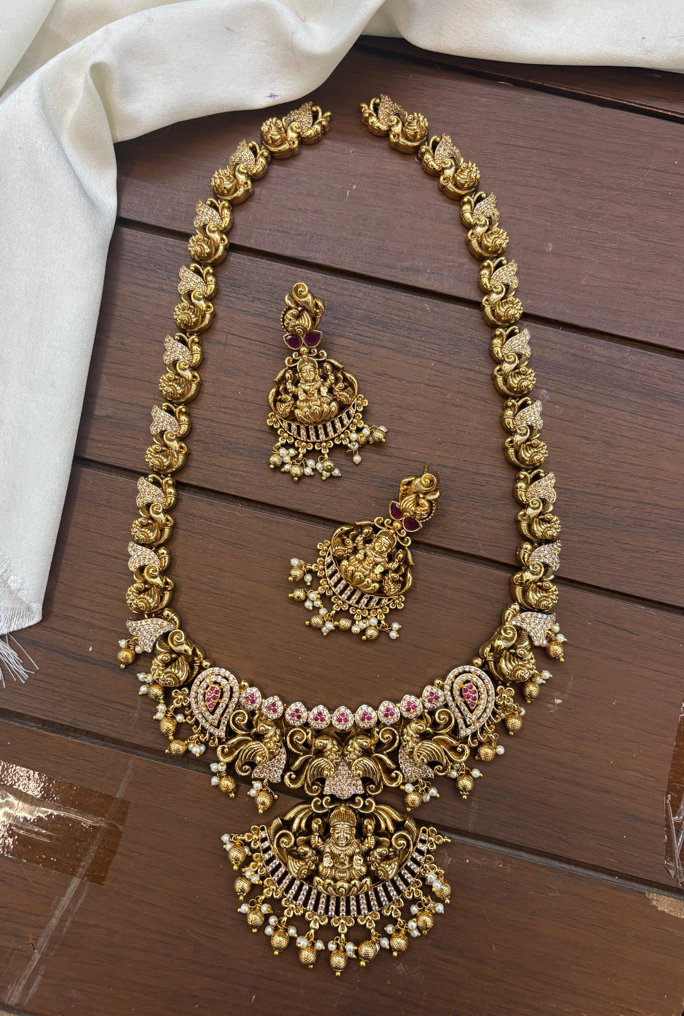 Nakshi Work with AD Stones Bridal Haram