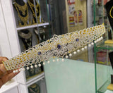 American Diamond Stones Bridal Hip Belt - Nakshatra Jewels