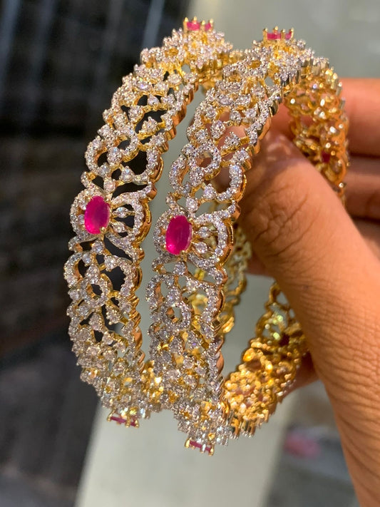 AD Stone Bangles