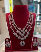 American Diamond Stones Bridal Layer Haram
