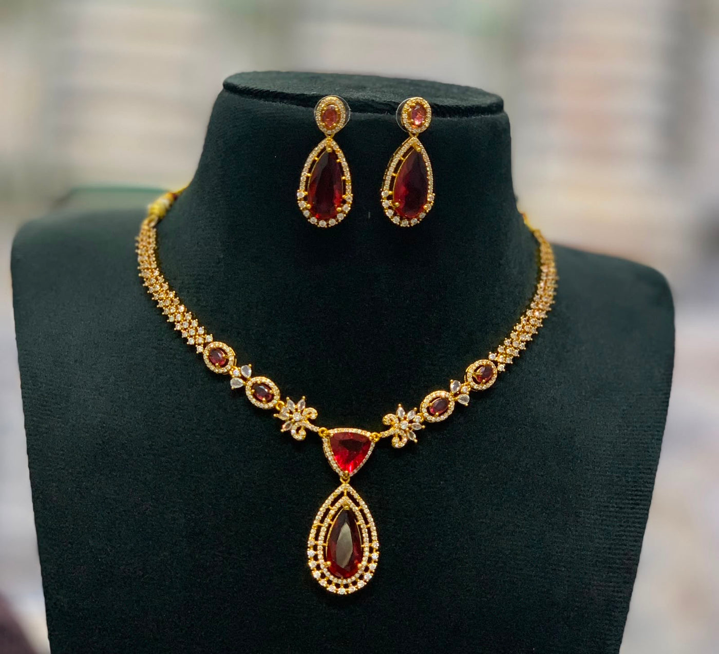 AD Stones Necklace