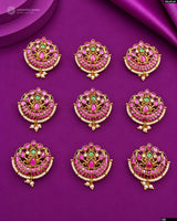 Premium Matt with Kempu Stones Hair Accessories