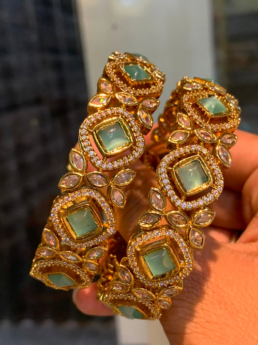Victorian Polish AD Stone Bangles