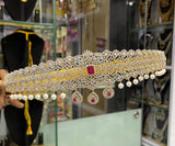 American Diamond Stones Bridal Hip Belt - Nakshatra Jewels