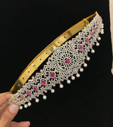American Diamond Stones Bridal Hip Belt - Nakshatra Jewels