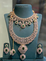 American Diamond Stones Bridal Combo Set