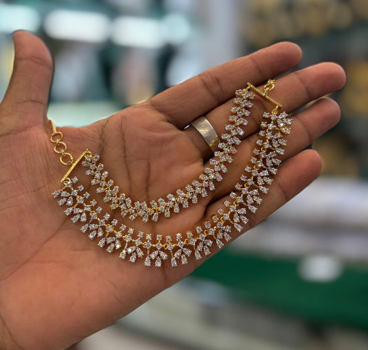 Premium AD Stones Ear Chains