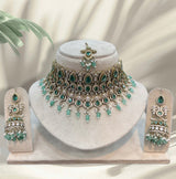 Victorian Polish with AD Stones Bridal Choker
