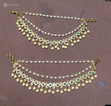 Premium Matt with AD Stones Ear Chains