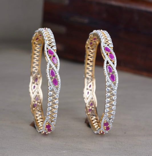 AD Stone Bangles