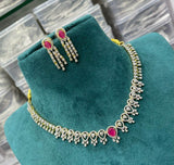 AD Stones Necklace - Nakshatra Jewels
