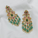 Jaadu Kundan Stones Bridal Earrings - Nakshatra Jewels