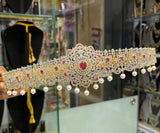 American Diamond Stones Bridal Hip Belt - Nakshatra Jewels
