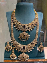 Victorian Polish with AD Stones Combo Set - Nakshatra Jewels