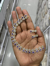 AD Stones Necklace - Nakshatra Jewels