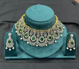 American Diamond Stones Bridal Choker