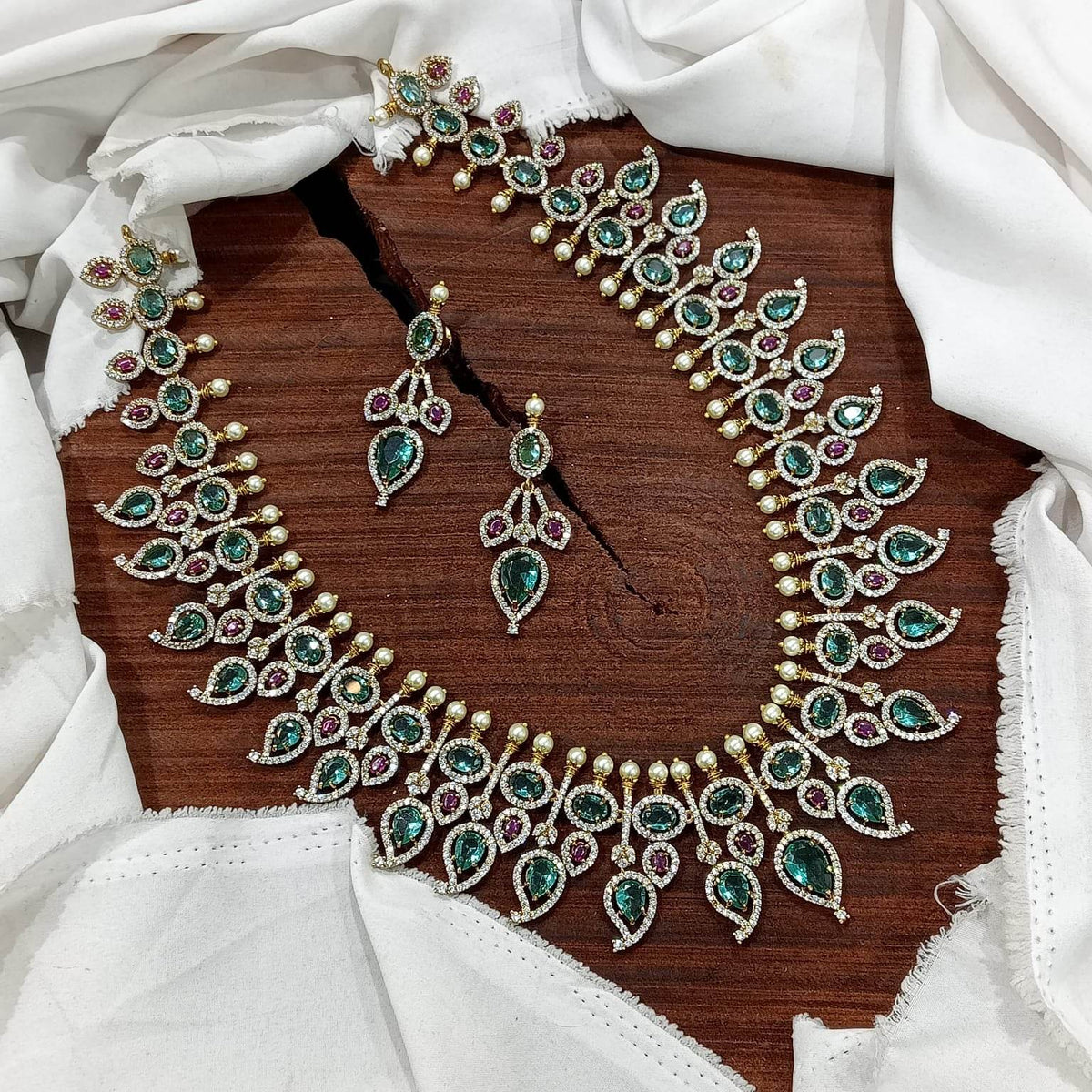 Victorian Polish with AD Stones Haram