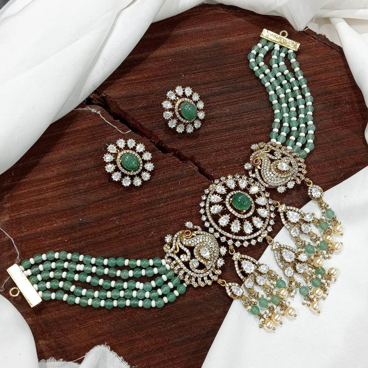 Moissanite & AD Stones Choker