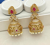 Premium AD Stone Earrings - Nakshatra Jewels