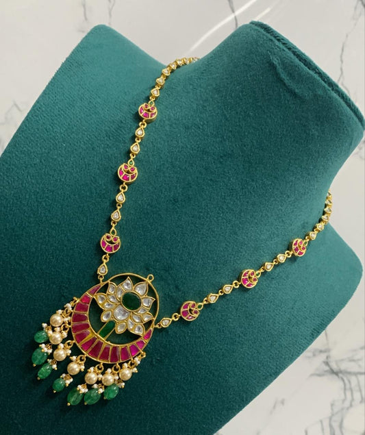 Jadau Kundan Stones Bridal Necklace