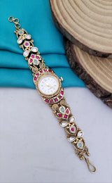 Premium Imitation Jewelry with Kundan Stone Antique Watches