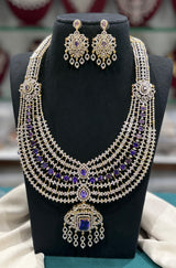 American Diamond Stones Bridal Haram