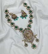 Moissanite & AD Stones Bridal Necklace - Nakshatra Jewels